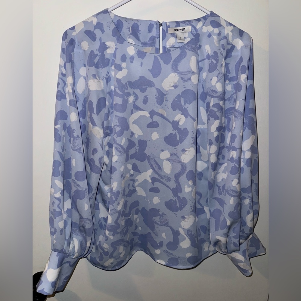 Periwinkle Long sleeve Blouse